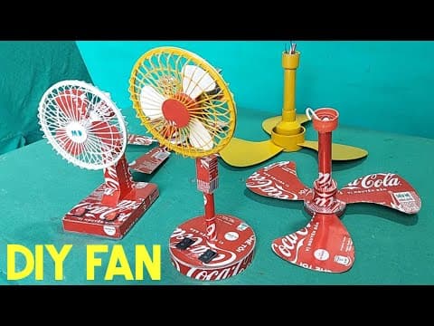 Ceiling fans, table fans, tree fans and toy airplanes