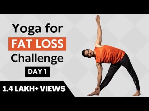 Yoga For Fat Loss Challenge | Day 1 | Yoga with Naveen