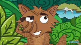 The Wolf and The Crane - Panchatantra Stories in English | Moral Stories by Mocomi Kids