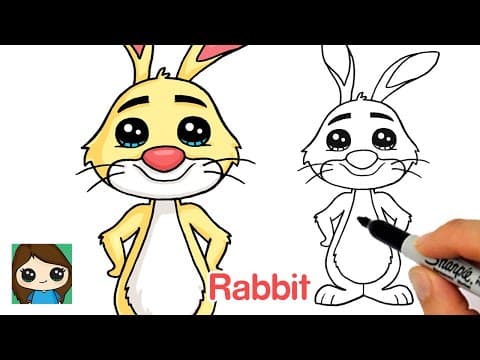 How to draw rabbit - winnie the pooh