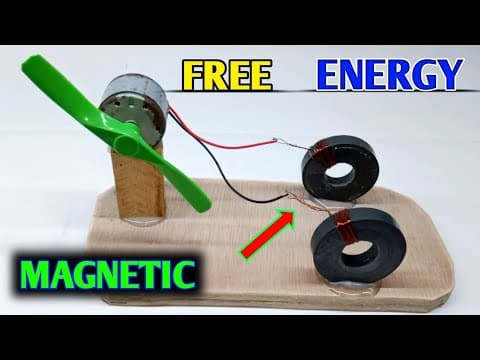 Free electricity magnetic power generator