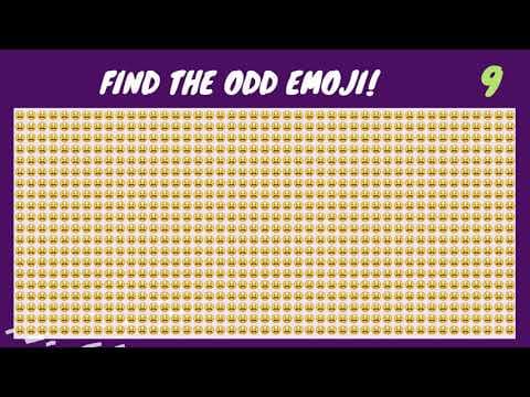 FIND THE ODD EMOJI