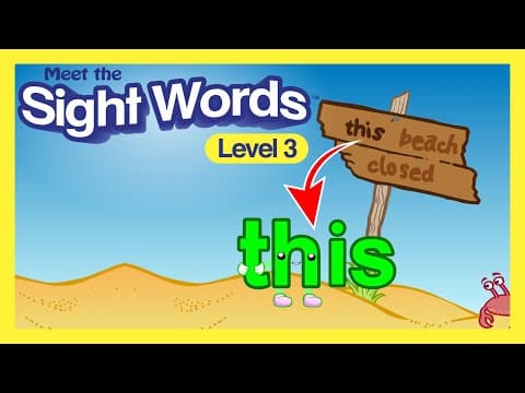 Meet the Sight Words Level 3 - Jump Out Segment