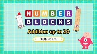 Numberblocks Quiz | Addition up to Twenty | Kindergarten Math Quiz