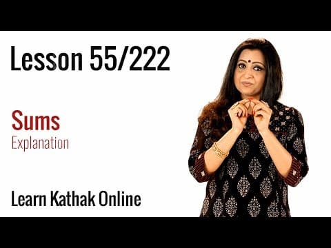 Sum Explanation and Importance in Kathak | Basic Kathak Theory and Technique | Lesson 55