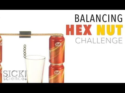 Balancing Hex Nut Challenge - Sick Science
