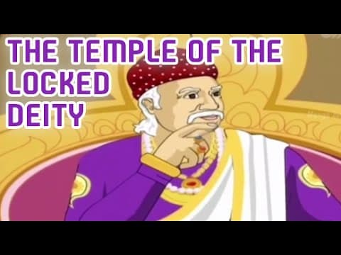 Akbar And Birbal Stories | The Temple Of The Locked Deity | Animated Story