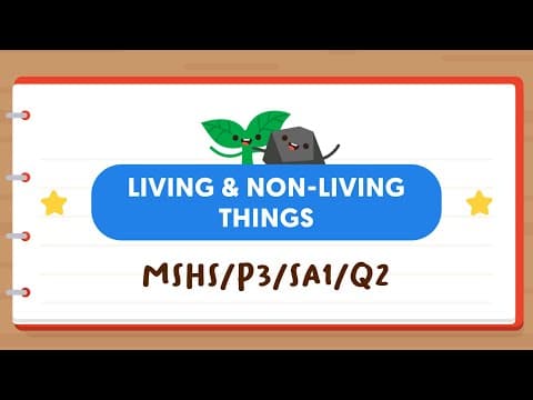 PSLE SCIENCE MADE SIMPLE EP132 | Living & Non-Living Things | Can Non-Living Things Grow?