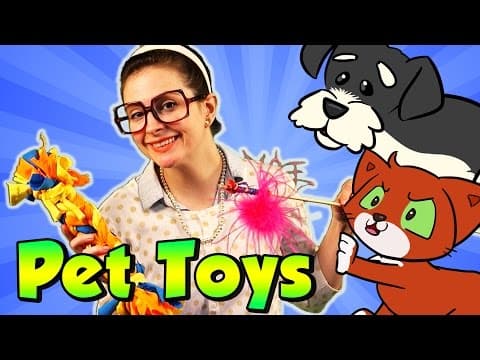 Cat & Dog DIY Crafts - Pet Toys DIY | Arts and Crafts with Crafty Carol at Cool School