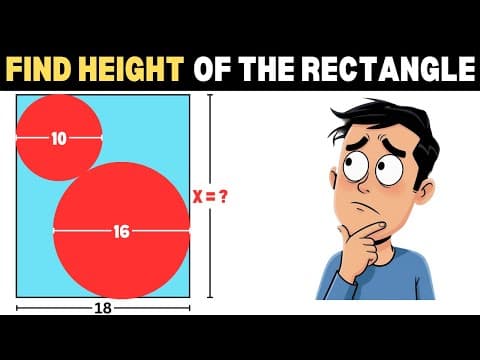 Can You Solve This Viral Geometry Puzzle? | The Tangent Circles
