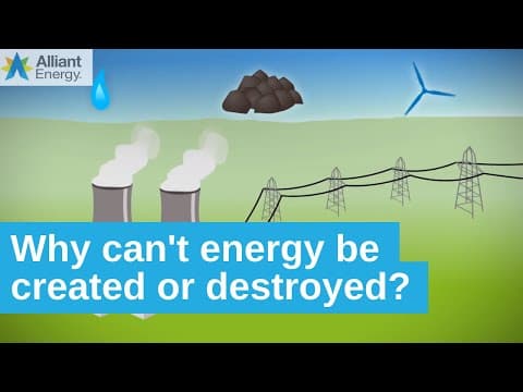 The Law of Conservation of Energy