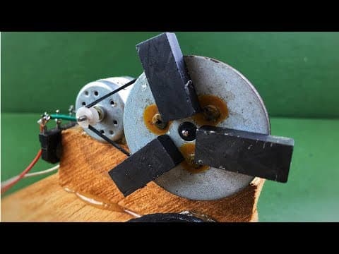 Homemade Free Energy Device , New Idea Science Project experiment at home