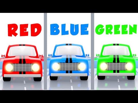 Learning Colors With Sports Car