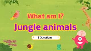What am I | Jungle animals riddles | Quizzes for kids
