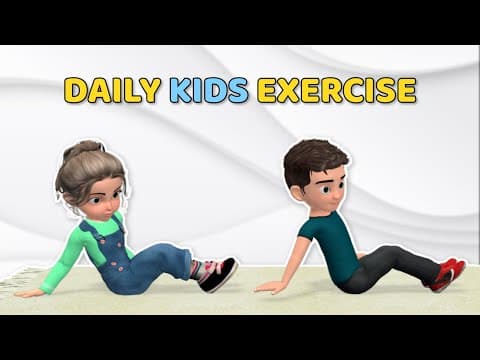 DAILY KIDS EXERCISE: BURN CALORIES AND GET SLIM! | Kids Exercise