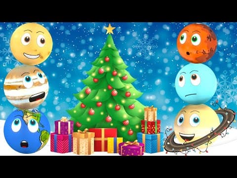 Space Christmas | Solar System Planets | Kids Video