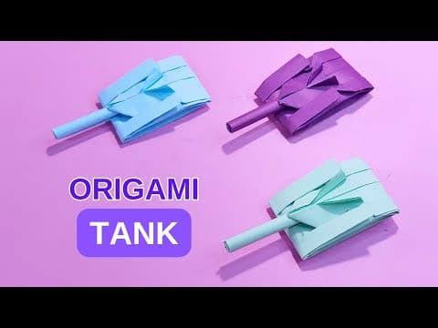 How to make Origami TANK