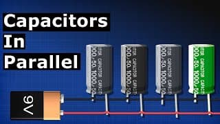 Capacitors in Parallel | calculations electronics engineering
