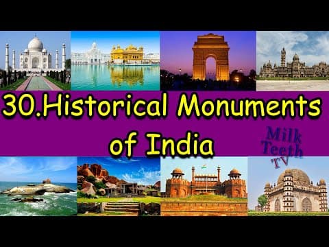 30 Famous Indian Historical Monuments With Pictures and Description | UNESCO World Heritage Sites