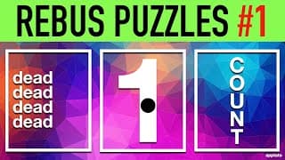 Rebus Puzzles with Answers |Picture Brain Teasers