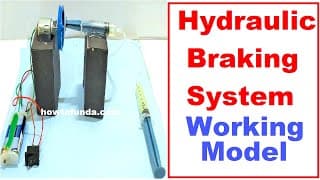 hydraulic brake system working model for science fair project