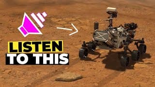 Strange Sound of Perseverance Rover Driving On Mars