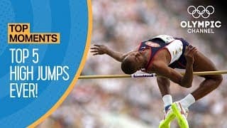 The Highest Ever Olympic High Jumps|Top Moments