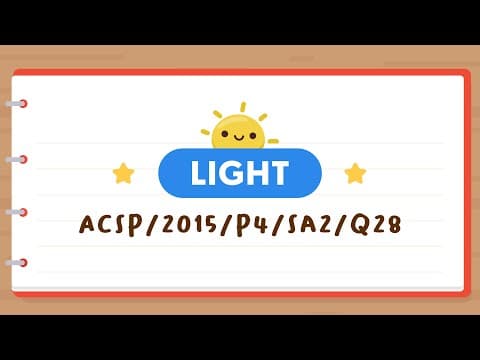 PSLE SCIENCE MADE SIMPLE EP05 | Light | Identify An Object's Transparency Based On Shade Of Shadow