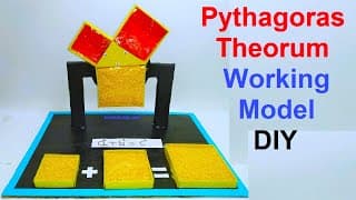 Pythagoras theorem working model math's project | DIY