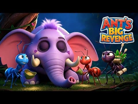 The Little Ant’s Big Revenge 🐜🐘 | English Moral Stories | Bedtime Stories