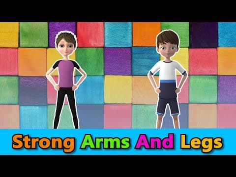 STRONG ARMS + STRONG LEGS WORKOUT FOR KIDS| Kids Exercise