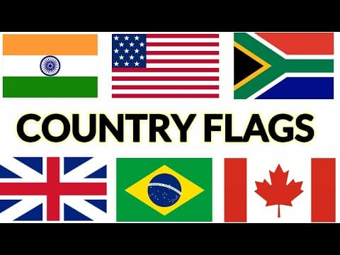 Flags of the world | Country flags of the world | World flags | learn country flags