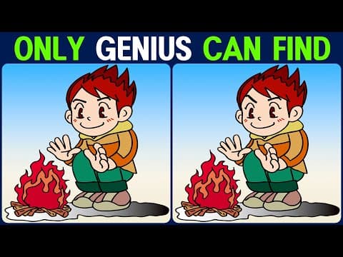 【Find the Difference】 The top 1% of geniuses are all to be found!