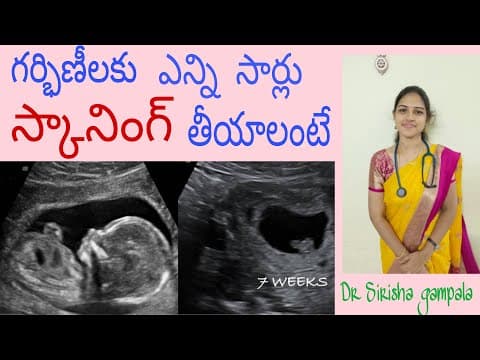 pregnancy లో ఎన్ని scans చేయాలి అంటే || scans in pregnancy 
