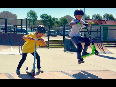 Learn English Words Playground Opposites Scooter Park
