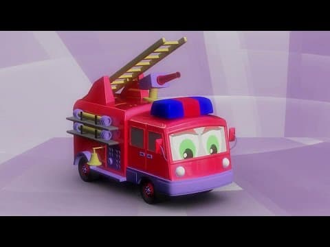 Fire Truck + More Formation Cartoon, Animated Cars And Trucks for Kids