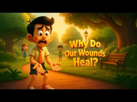 Why do our Wounds Heal? | #aumsum #kids #education #science