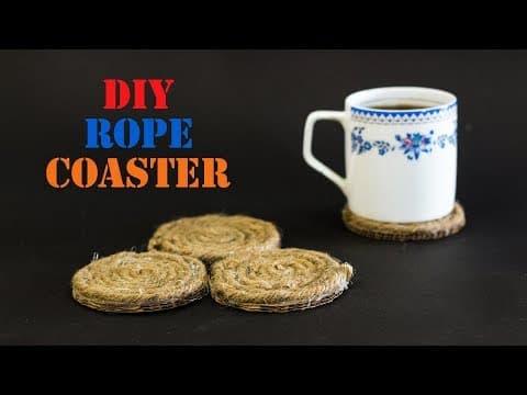 How To Make Coaster From Rope