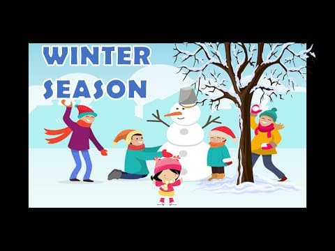 Winter season - winter season for kindergarten