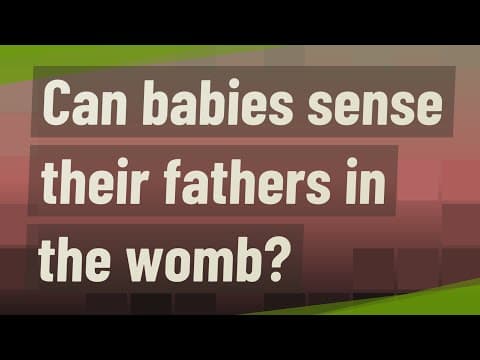 Can babies sense their fathers in the womb?