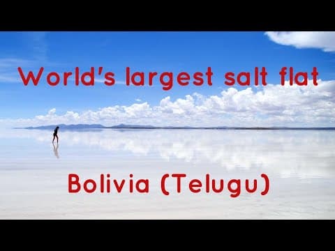 Bolivia_salt flats,red lake......(Telugu)