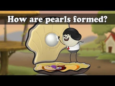 How are pearls formed? 