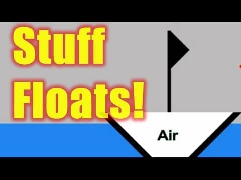Why Boats don't sink? Why does stuff Float? Buoyancy - YouTube