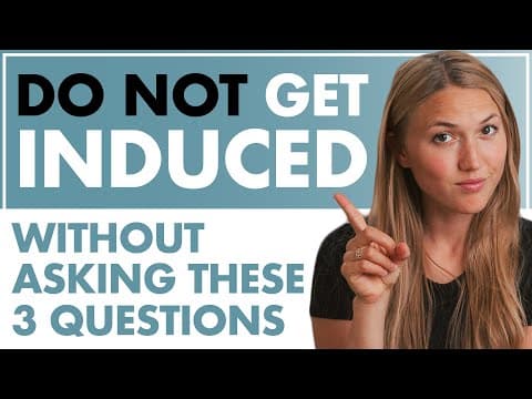 Should i get an induction-only get labor induced after answering these questions