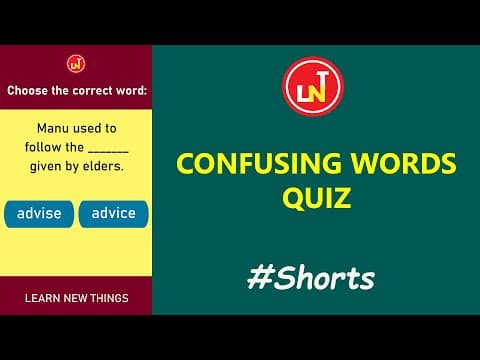 Choose the correct word-english quiz-5 questions- #shorts