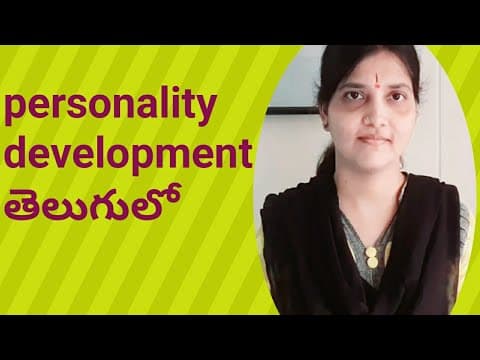 Personality development in telugu