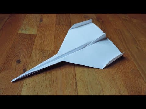 How to make a paper airplane that flies super far