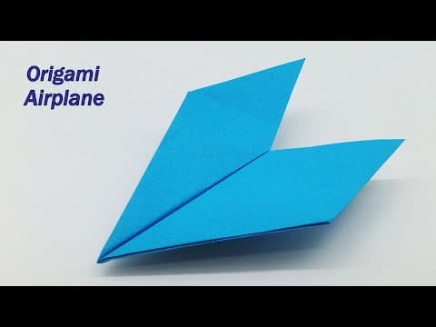 How to make a paper airplane that Fly Far - Easy paper plane