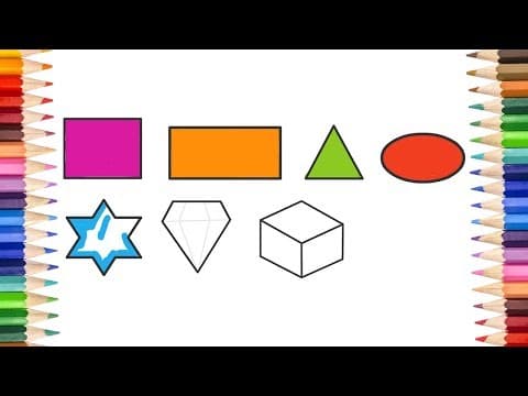 Maths shapes drawing step by step easy - maths shapes drawing very easy method