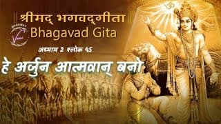 हे अर्जुन आत्मवान् बनो | भगवद गीता: अध्याय 2 श्लोक 45